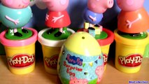 Play Doh Peppa Pig Surprise Eggs ! Peppas Picnic Adventure Car with Daddy Mummy by Nickelodeon Toys