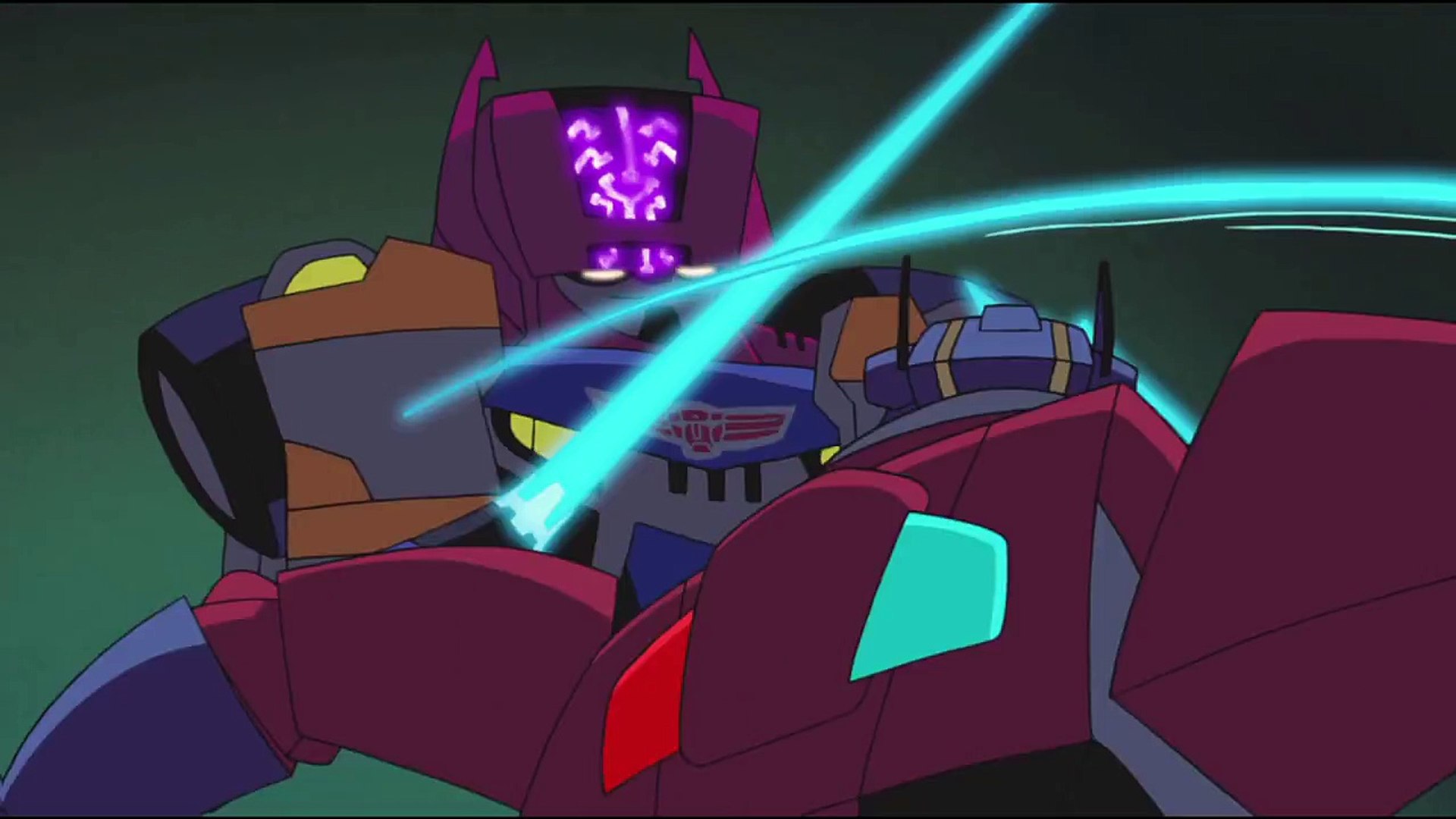 transformers animated optimus prime vs megatron