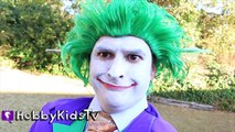 Worlds Biggest JOKER Surprise Egg! Joker Captures Batman + Robin by HobbyKidsTV