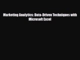 [PDF] Marketing Analytics: Data-Driven Techniques with Microsoft Excel Download Online