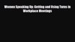 [PDF] Women Speaking Up: Getting and Using Turns in Workplace Meetings Download Full Ebook