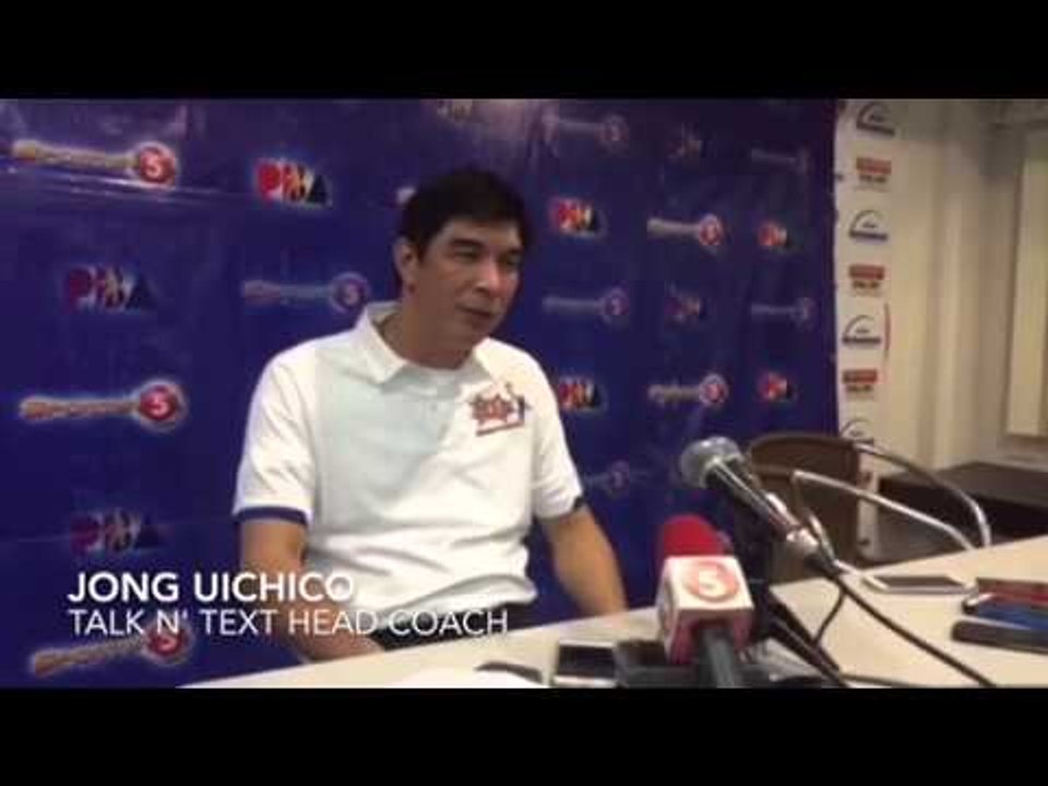 Post-game interview with TnT coach Jong Uichico after losing in PBA finals game 6