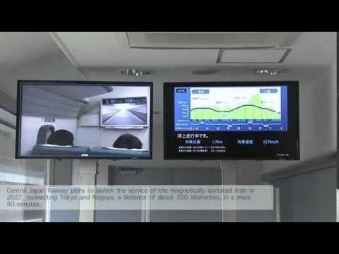 Japan's maglev train breaks own speed record at 603 kph