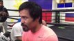 Pacquiao tells supporters: Don't worry, just pray for me