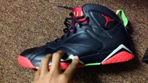 POV: unboxing   review Nike air Jordan 7 Marvin The Martian. (Leather)