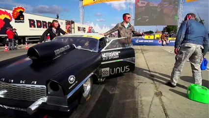 1500 л.с. Газ 13 Чайка / Gaz 13 Chayka ET 7.7 sec.