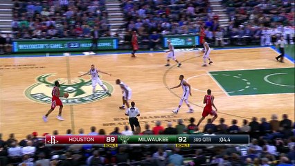 James Harden Buzzer Beater _ Rockets vs Bucks _ February 29, 2016 _ NBA 2015-16 _ HD
