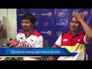 Pacquiao wants championship for Kia in PBA Commissioner’s Cup