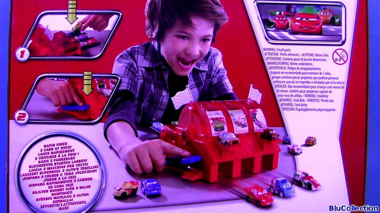 Micro Drifters Multi Car Launcher Cars 2 World Grand Prix Snot Rod, Rip Clutchgoneski Disney 9-Car