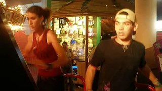 Tebo and SRok dancing DDR