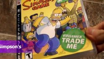 Unboxing The Simpsons Simpsons Game Electronic Arts EA Sony playstation 3 PS3 PSN rare
