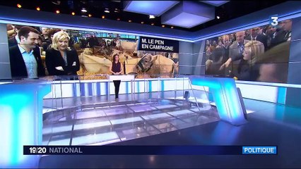 Marine Le Pen au soutien des agriculteurs