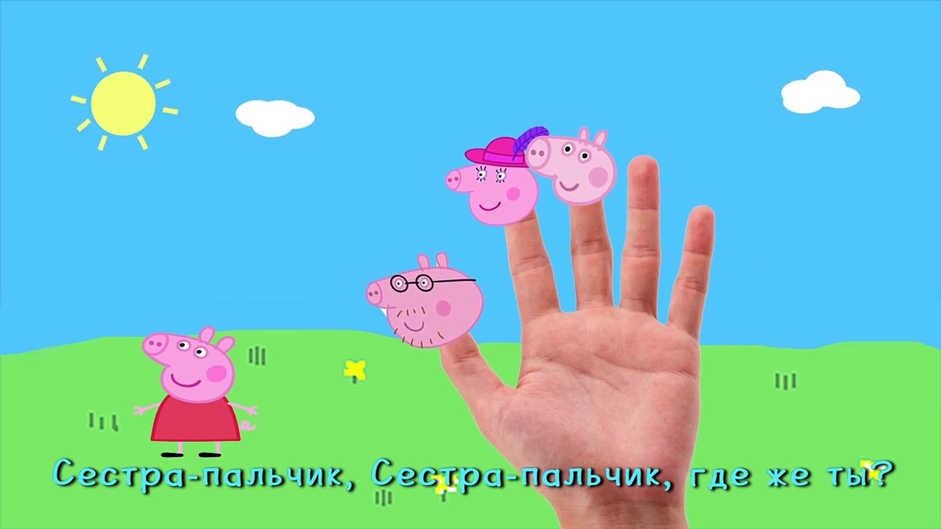 Детские песни пальчик. Свинка Пеппа пальчики. Свинка Пеппа семья пальчиков. Песенка про пальчики. Семья пальчиков свинки.