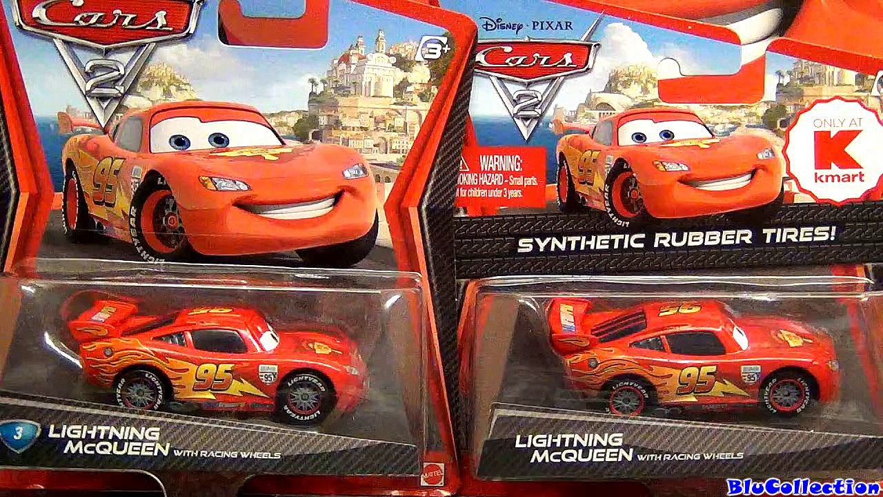 Racing Wheels Lightning McQueen with Synthetic Rubber Tires Disney CARS diecast by Blucollection