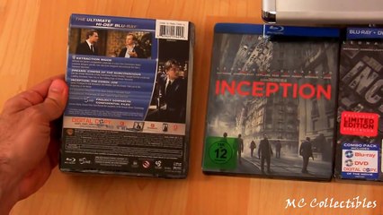 Inception STEELBOOK blu ray unboxing review from USA FYE