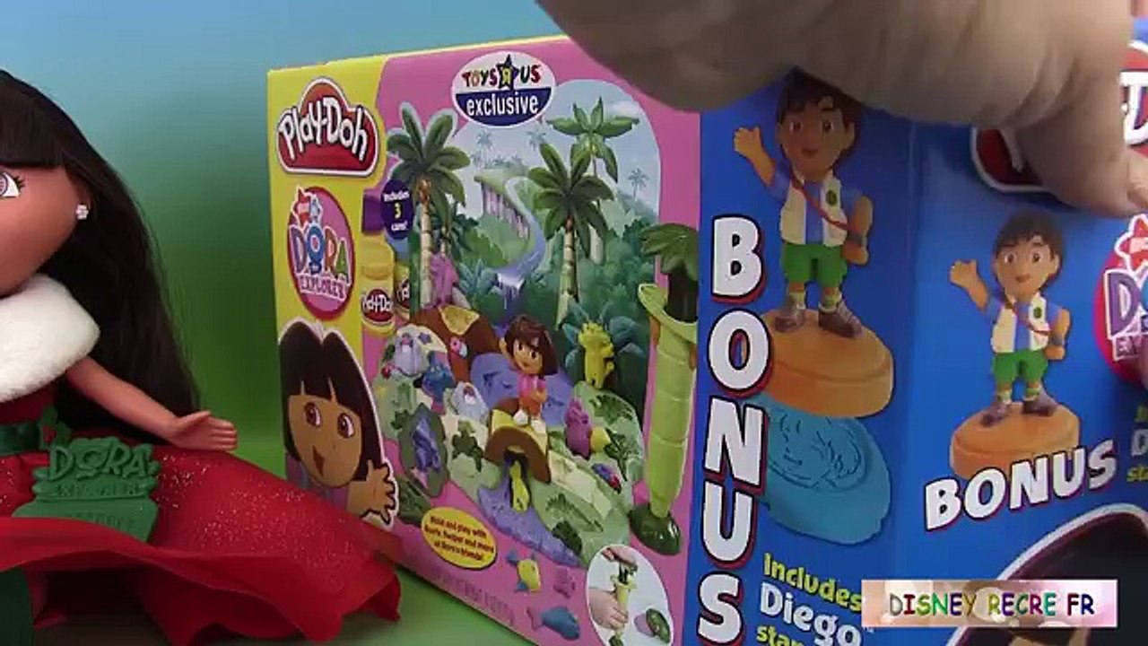 Pâte à modeler Play Doh Dora l'exploratrice Dora the Explorer Set Diego Stamper