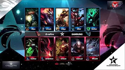 EMF vs SSG - Game 2 - LCK Spring 2016 W1D2