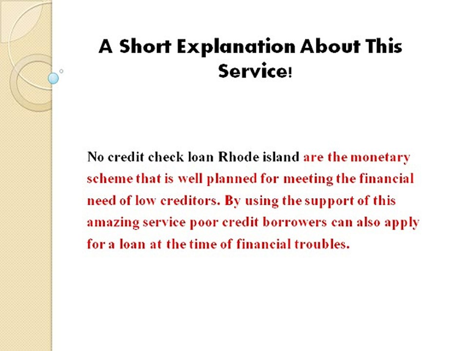 No Credit Check Loans- Applying For A Loan With Negative Credit Rating Is Not A Issue