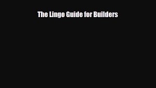 PDF The Lingo Guide for Builders Ebook