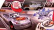 Cars Silver Stunt Racers Lightning McQueen Crank Launcher Playset Disney Pixar toys Lanceur chrome
