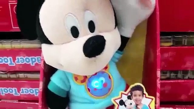Talking Mickey Mouse Clubhouse Plush Toy Review Disney Song Hot Diggity Dog Mickey Mouse P