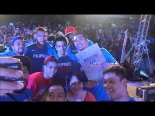 Gilas Pilipinas sendoff street party at Smart Araneta Coliseum