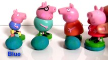 Peppa Pig Play Doh Stampers Learn Colors with Mommy Daddy Pig Nickelodeon by ToyCollector