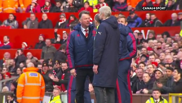 Manchester Utd Vs Arsenal _ La simulation théâtrale de Louis van Gaal -FOOTBALL MANIA