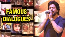 (VIDEO) Shah Rukh Khan Mouth Famous Dialogues From His Films - Live | Fan Trailer Launch