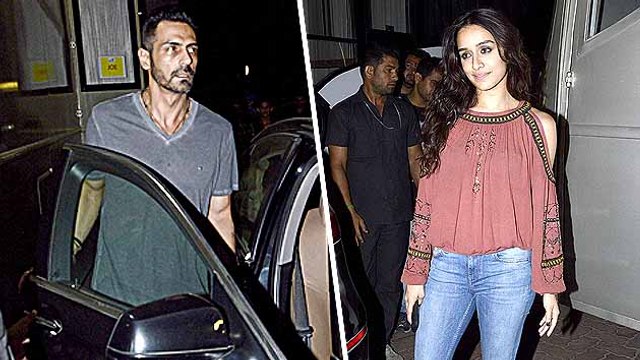 Shraddha Kapoor And Arjun Rampal Spotted After ROCK ON 2 Shoot