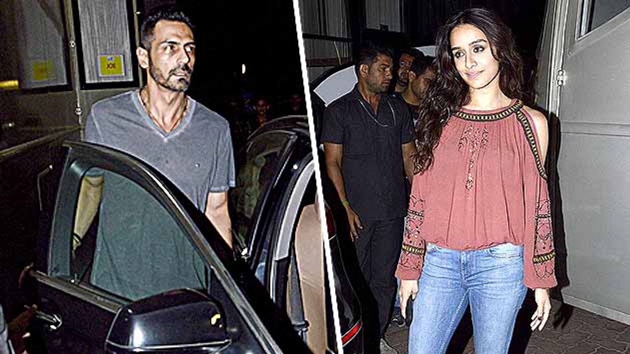 Shraddha Kapoor And Arjun Rampal Spotted After ROCK ON 2 Shoot