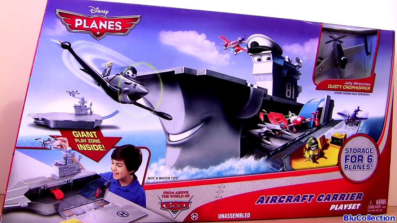 Disney Planes Yorkie Aircraft Carrier Playset Stores 6 planes | Cars Mack Truck Lightning McQueen