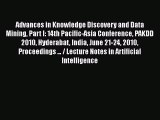 Download Advances in Knowledge Discovery and Data Mining Part I: 14th Pacific-Asia Conference