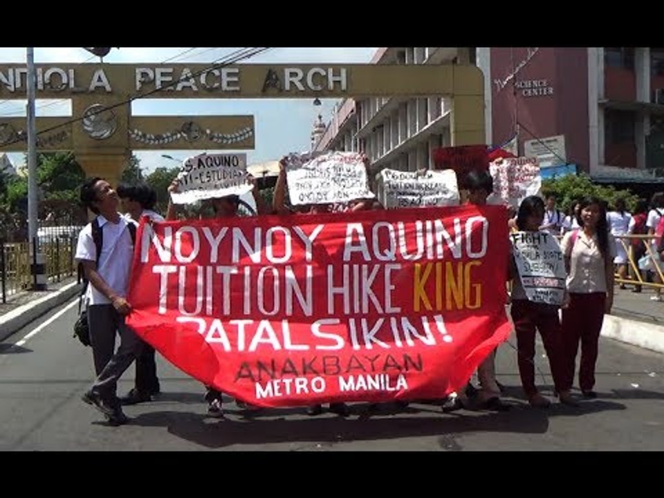 Student activists protest tuition hike
