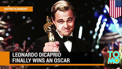 Leonardo DiCaprio finally takes home an Academy Award