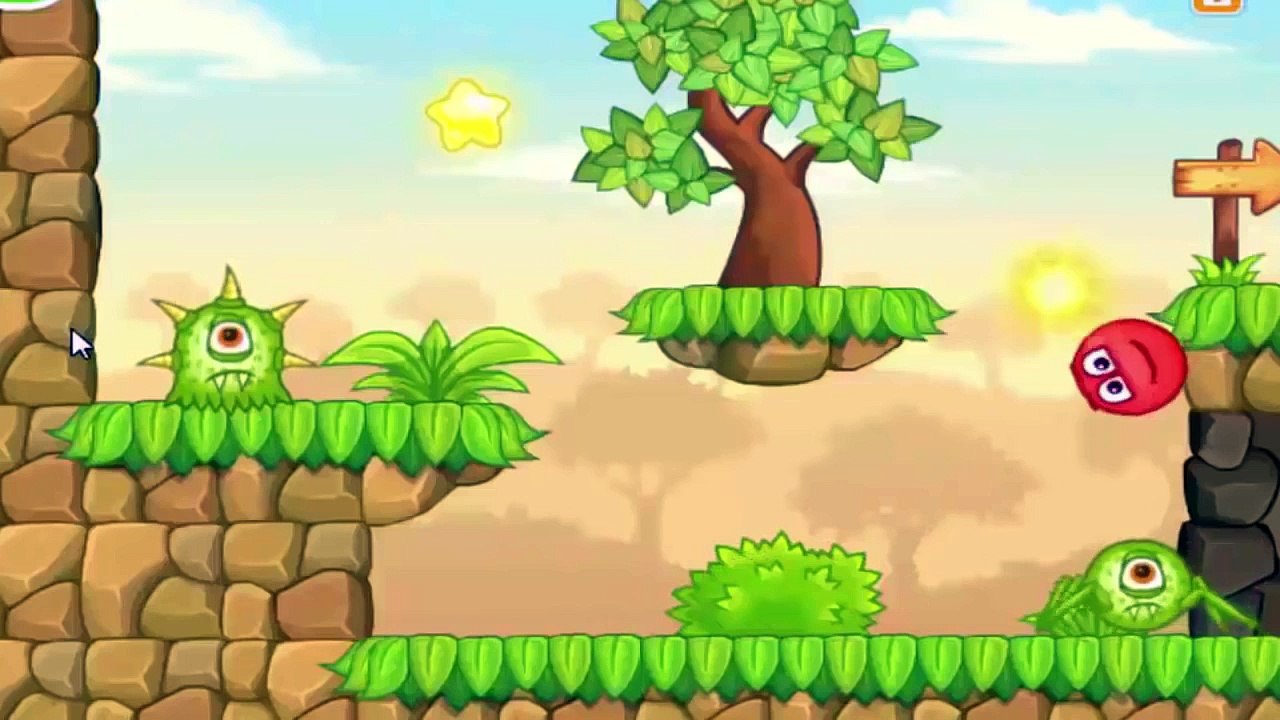 КРАСНЫЙ ШАР Новые ПРИКЛЮЧЕНИЯ - Мультик ИГРА дл...