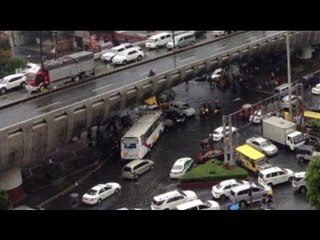 Heavy rain floods parts of Metro Manila