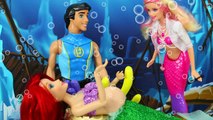 Ariel Has Triplet Babies after she Gets Married to Prince Eric and Gets Pregnant. DisneyToysFan