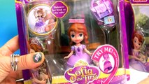 Sofia the First Spin Wheel Dolls Teapot Party & Sofia Backpack balancing a book Talking Dolls