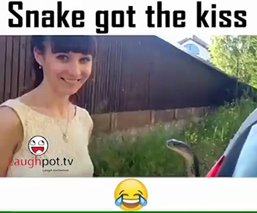 snake got the kiss