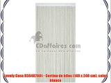 Lovely Casa R56487001 - Cortina de hilos (140 x 240 cm) color blanco