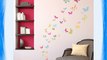 Decowall DW-1408 pegatinas de colores con dibujos de las mariposas de pared