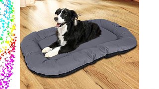 Songmics Cómodo Casa para mascotas Cama para perros Perrera Gris 120 x 85 x 15 cm PGW88G