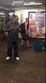 Subway Station Singer Belts Out Soulful Tune