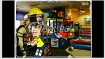 caillou sneaks to chuck e cheese and gets grounded