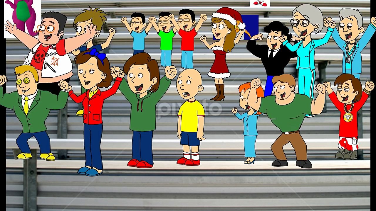 Caillou Gets Grounded For Life