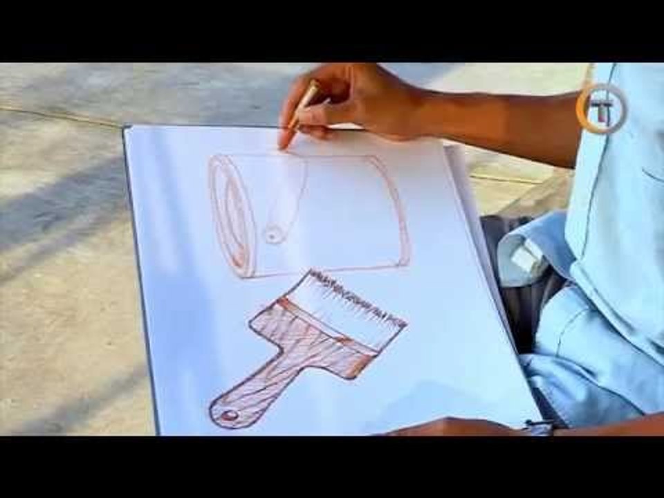 TEMPO CHANNEL AKADEMI MELUKIS GAMBAR KALENG CAT DAN KUAS PART 6