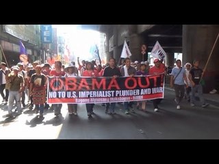 Militants slam Obama, PH-US defense deal at Mendiola rally