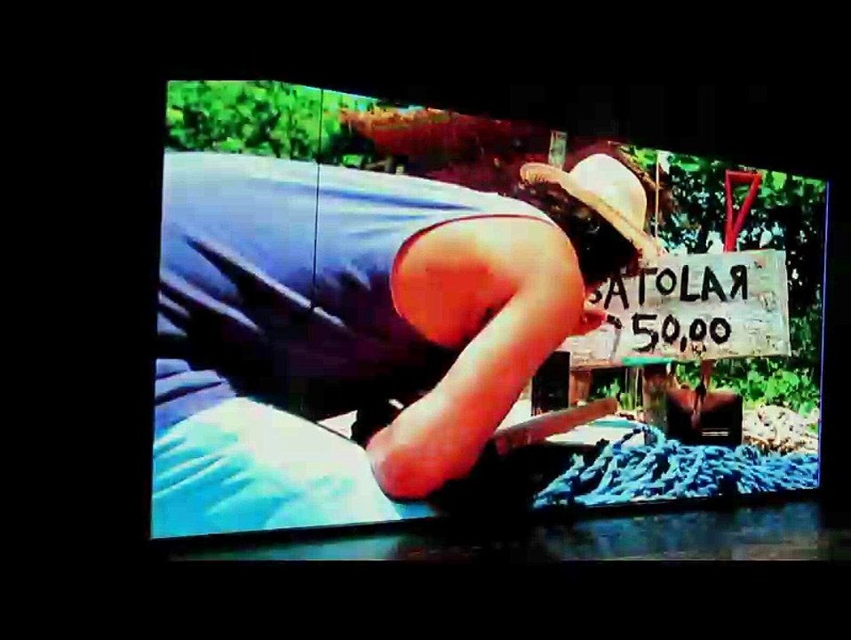 Indooor P5 7.04x2.56m led display for USA