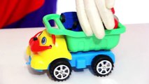 Childrens Videos: Car Clown Kissing & Counting a Color Car Convoy! (Cartoons for kids)